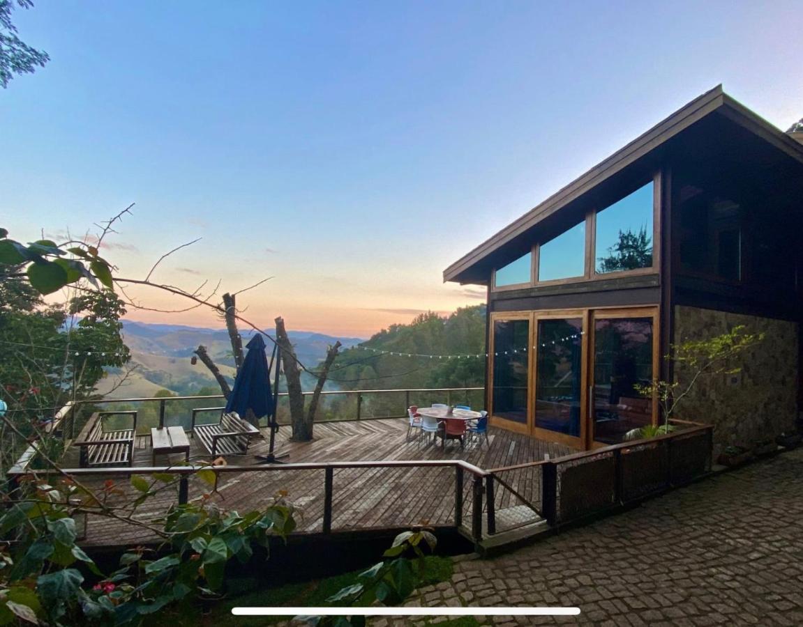 Casa De Vidro Com Vista Mantiqueira - Com Cafe E Staff Villa Campos do Jordao Exterior photo