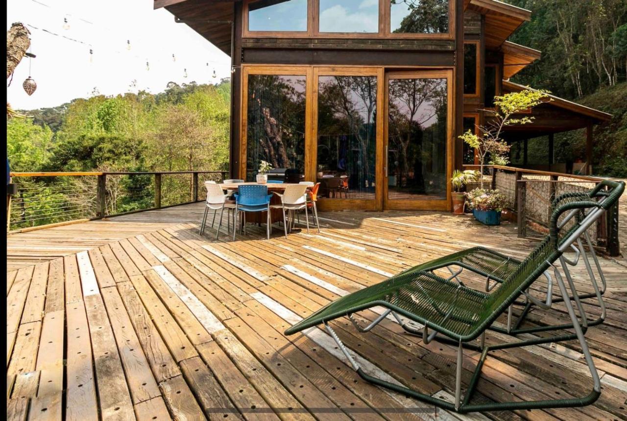 Casa De Vidro Com Vista Mantiqueira - Com Cafe E Staff Villa Campos do Jordao Exterior photo