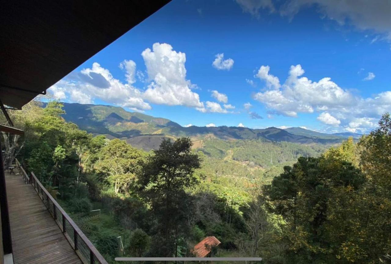 Casa De Vidro Com Vista Mantiqueira - Com Cafe E Staff Villa Campos do Jordao Exterior photo